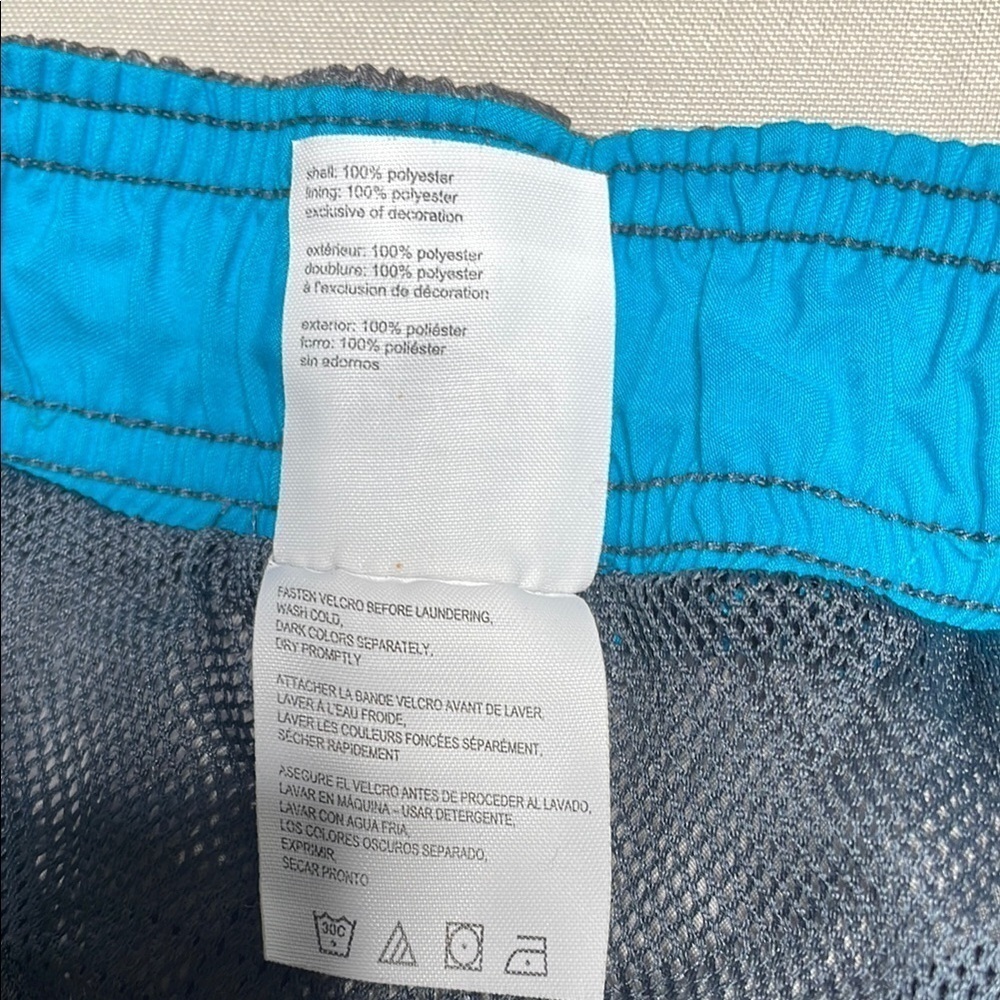 SPEEDO Gray and Blue Swim Shorts - Picture 6 of 7